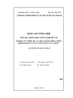 Nghiên cứu, thiết kế và chế tạo hệ thống thiết bị đồng bộ sản xuất chè ô long xuất khẩu