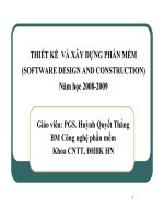THIẾT KẾ VÀ XÂY DỰNG PHẦN MỀM-Chương 1. Tổng hợp và phân tích các yêu cầu phần mềm pdf