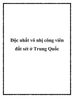 Độc nhất vô nhị công viên đất sét ở Trung Quốc docx