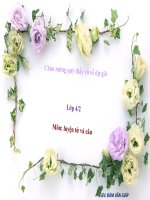 thêm trạng ngữ chỉ thời gian cho câu lớp 4