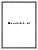 Hướng dẫn du lịch Mỹ doc