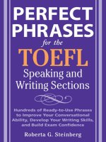  perfect phrases for the toefl - writing and speaking sections (2008)