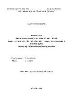 Nghiên cứu ảnh hưởng của một số tham số kết cấu và động lực học tới các chỉ tiêu chất lượng của con quay vi cơ ứng dụng trong hệ thống dẫn đường quán tính