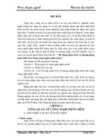 kĩ thuật phân tích  và phương pháp hình thức hoá trong công nghệ phần mềm