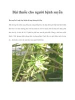 Bài thuốc cho người bệnh suyễn potx