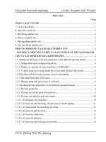 Tìm hiểu công tác kế toán doanh thu và xác định kết quả kinh doanh taị công ty cổ phần bia Hà Nội - Quảng Bình