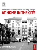 an introduction to urban housing design - at home in the city