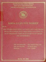 Một số giải pháp nâng cao năng lực cạnh tranh trong hoạt động xuất nhập khẩu của công ty xuất nhập khẩu thiết bị toàn bộ và kỹ thuật (Technoimport)