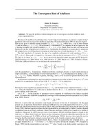 the convergence rate of adaboost