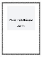 Phòng tránh thiếu iod cho trẻ potx