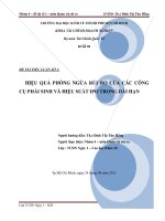 tiểu luận hiệu quả phòng ngừa rủi ro của các công cụ phái sinh và hiệu suất ipo trong dài hạn