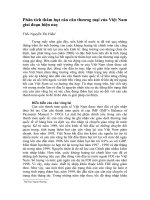 Phân tích thâm hụt cán cân thương mại của Việt Nam giai đoạn hiện nay