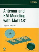 antenna and em modeling with matlab - sergey n. makarov