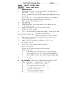 Lý thuyết và đề thi môn đại số tuyến tính