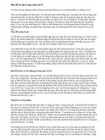 Bản đồ tư duy trong môn vật lý