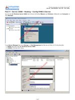 server 2008 - part 4 - hosting - config raid 5 server