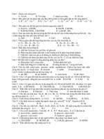 Đề Thi Tốt Nghiệp Hóa 2013 - Phần 3 - Đề 12 potx