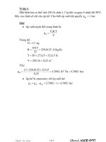 khái niệm cơ bản và phương trình trạng thái