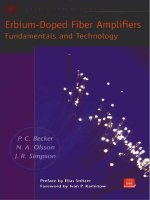becker, p. c. (1997). erbium-dope fiber amplifiers - fundamentals and technology