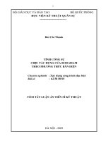 Tính công sự chịu tác dụng của bom JDAM theo phương thức bắn diện