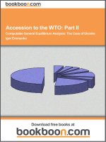 Accession to the WTO - part II