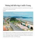 Những bãi biển đẹp ở miền Trung pdf