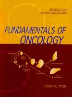 fundamentals of oncology, 4th