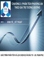 bài giảng phân tích dự án đầu tư chương 3 - gs. phạm phụ