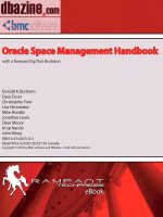 oracle space management handbook 2003