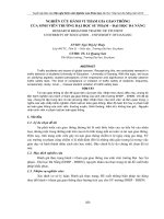 nghiên cứu hành vi tham gia giao thông của sinh viên trường đại học sư phạm – đại học đà nẵng