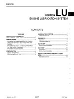 HỆ THỐNG BÔI TRƠN TRÊN NISSAN VERSA HATCH BACK ĐỜI 2012