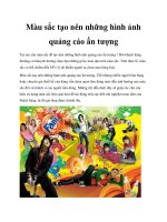 Màu sắc tạo nên những hình ảnh quảng cáo ấn tượng pdf