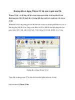 Hướng dẫn sử dụng Winrar 32 bit nén và giải nén file pot