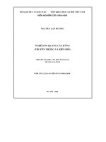 Nghề sơn quang Cát Đằng (truyền thống và biến đổi)