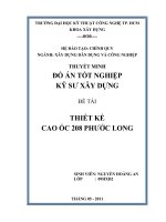 thiết kế cao ốc 208 phước long