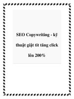 SEO Copywriting - kỹ thuật giật tit tăng click lên 200% pot