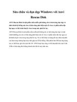 Sửa chữa và dọn dẹp Windows với Anvi Rescue Disk potx