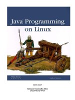 oreilly - java programming on linux