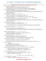 115 bài toán về cực trị và sự biến thiên lớp 12