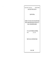 Nghiên cứu ứng dụng chân dung phổ tín hiệu phản xạ trong nhận dạng mục tiêu bay của rađa cảnh giới phòng không