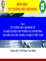 tư tưởng hồ chí minh về chủ nghĩa xã hôi