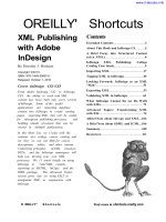 xml publishing with adobe indesign