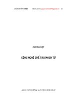 quy trình công nghệ chế tạo và thử nghiệm máy biến áp