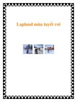 Lapland mùa tuyết rơi doc