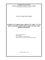 Nghiên cứu động học, động lực học và xây dựng bộ điều khiển động học ngược cho robot hai khâu