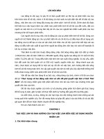 thực trạng về lao động việc làm và vấn đề giải quyết việc làm ở tỉnh thái bình