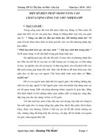 SKKN một số biện pháp nhằm nâng cao chất lượng công tác giáo viên chủ nhiệm lớp