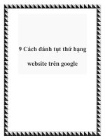 9 Cách đánh tụt thứ hạng website trên google pot