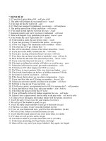 Ôn thi Anh Văn - Ngữ pháp