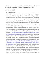 phân tích các nhân tố ảnh hưởng đến sự thỏa mãn công việc của người lao động tại công ty cổ phần dệt may huế